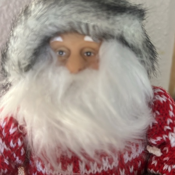 Santa Claus Ornament sweater 9” - Picture 4 of 7